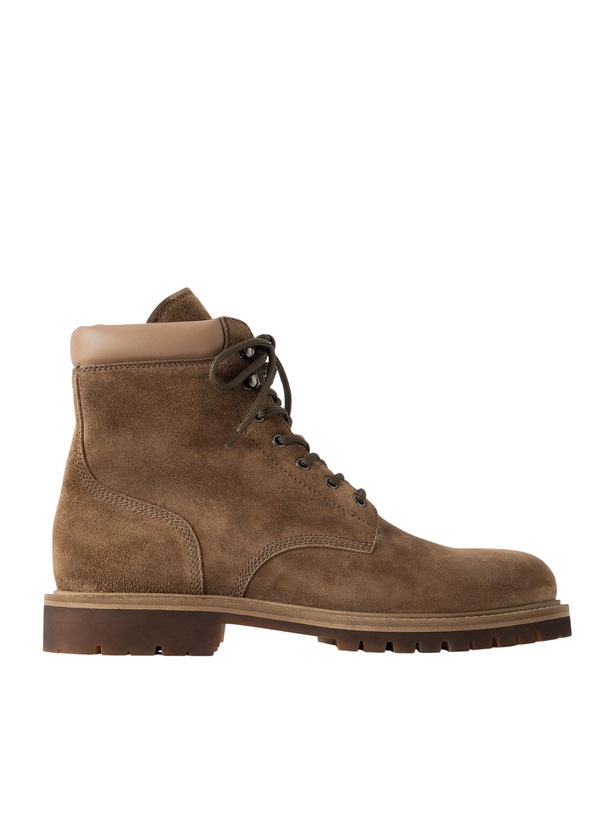 Photo: Officine Creative - Boss 002 Suede Boots - Green