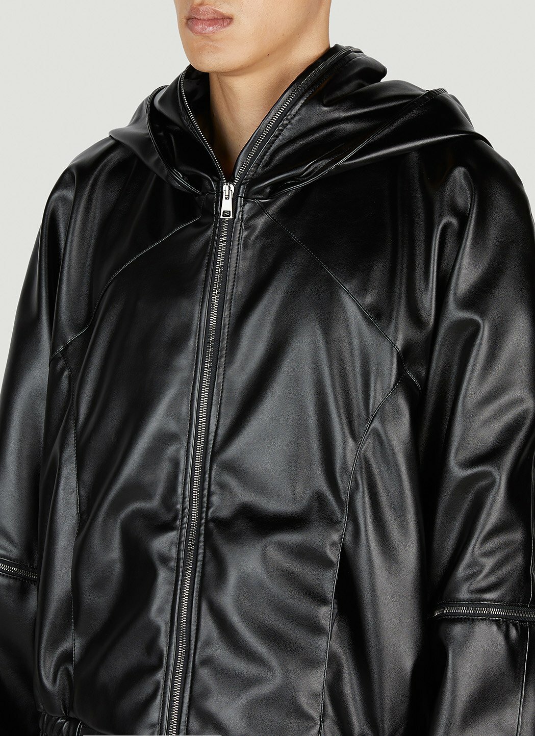 Mowalola Faux Leather Jacket