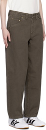 Dime Brown Classic Baggy Jeans