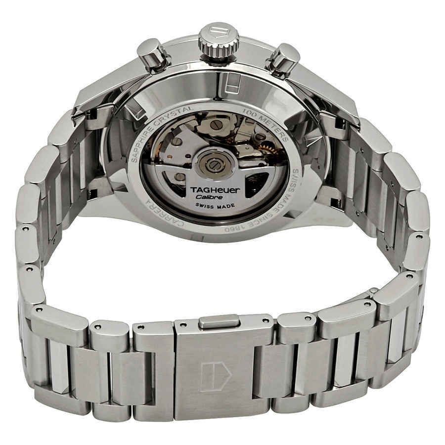 Tag Heuer Carrera Chronograph Automatic Black Dial Mens Watch CBK2110.BA0715