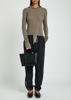 Rick Owens Shopper Small Leather Tote bag - Black - One Size