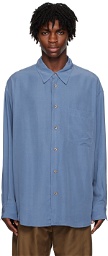 LEMAIRE Blue Relaxed Shirt