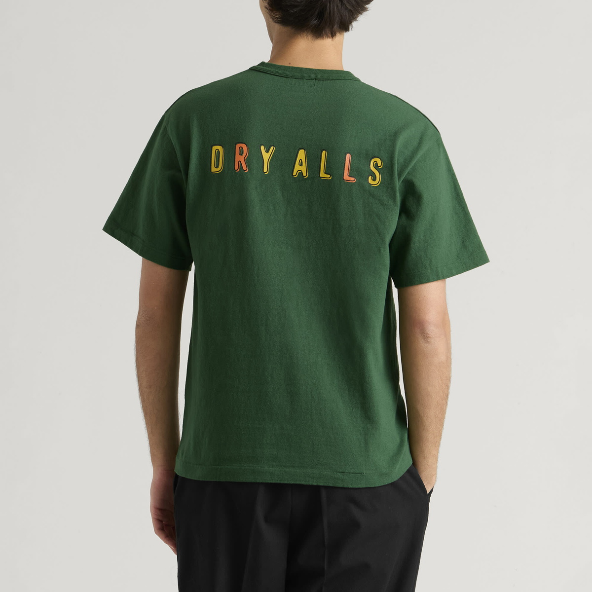 Human Made Men's Heart Logo T-Shirt in Green