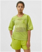 Melody Ehsani Me/You Mesh Football Shirt Green - Womens - Shortsleeves