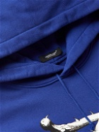 Undercover - Cotton-Jersey Hoodie - Blue