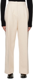 Mark Kenly Domino Tan Off-White Priscilla Trousers