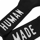 Human Made Men's HM Logo Sock in Black