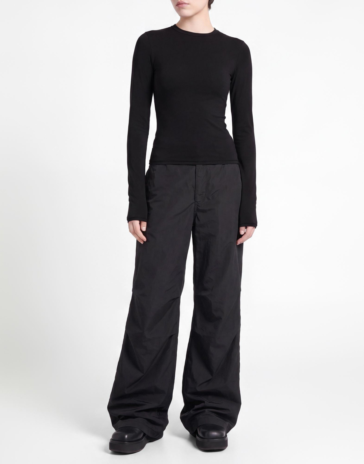 Skims Womens T-shirt in Charcoal