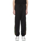 Gucci Black Jersey Lounge Pants