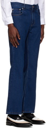 Ernest W. Baker Navy Flare Jeans