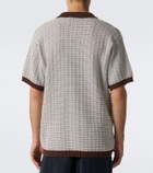 Frescobol Carioca Pinto crochet cotton shirt