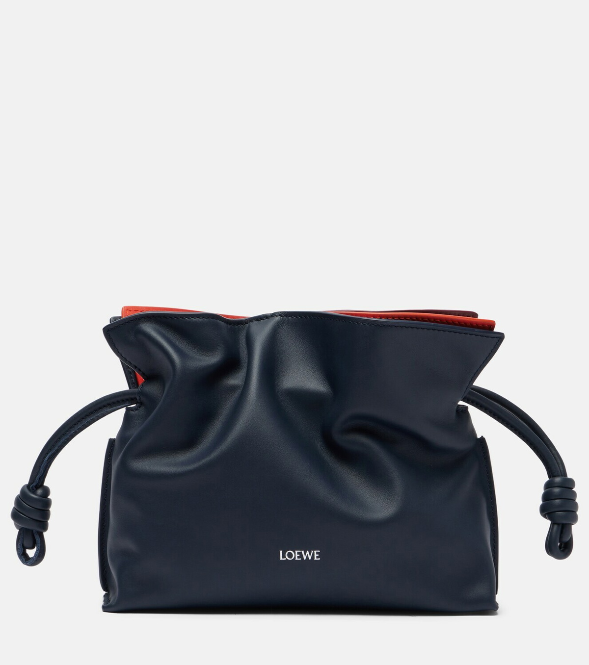 Loewe Layered Flamenco Mini leather clutch