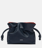 Loewe Layered Flamenco Mini leather clutch