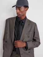 Brioni - Logo-Embroidered Shell Baseball Cap - Blue