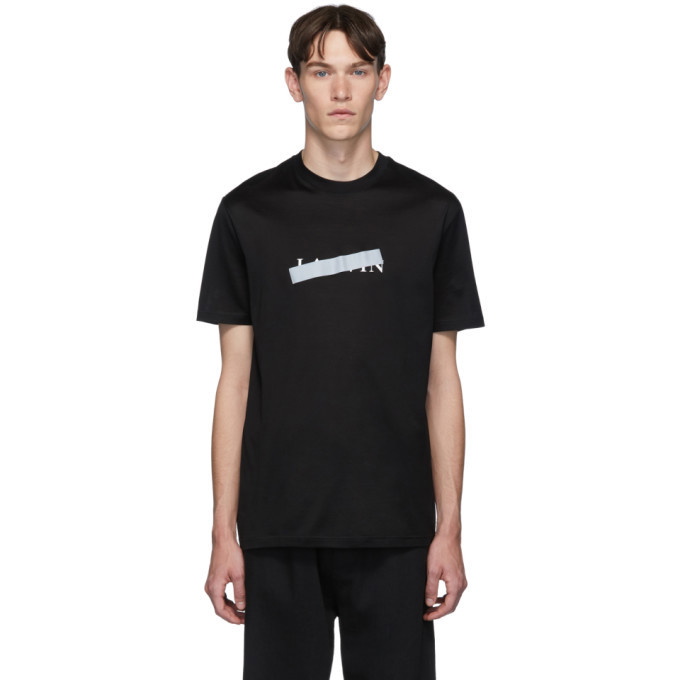 Photo: Lanvin Black Bar Logo T-Shirt