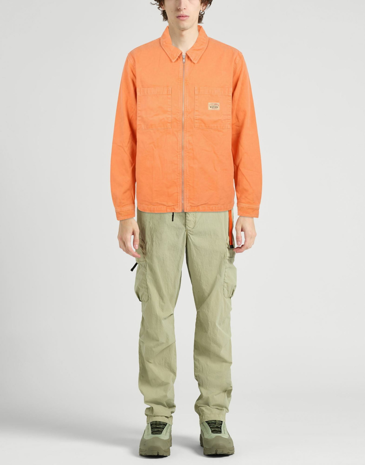 Stussy Mens Shirt in Orange