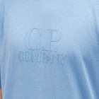 C.P. Company Men's Embossed Logo T-Shirt in Riviera