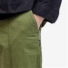 Neighborhood Men's Pin Tuck Trousers in Olive Drab