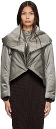 ISSEY MIYAKE Gray Polymorph Jacket & Vest Set