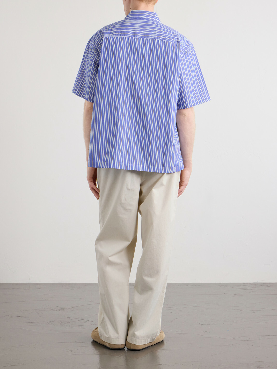 Aimé Leon Dore - Striped Cotton-Poplin Shirt - Blue