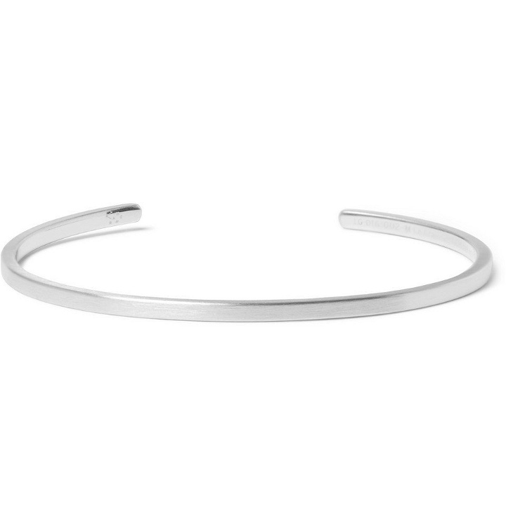 Photo: Le Gramme - Le 7 Brushed Sterling Silver Cuff - Men - Silver