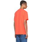 Noah NYC Orange Logo Pocket T-Shirt