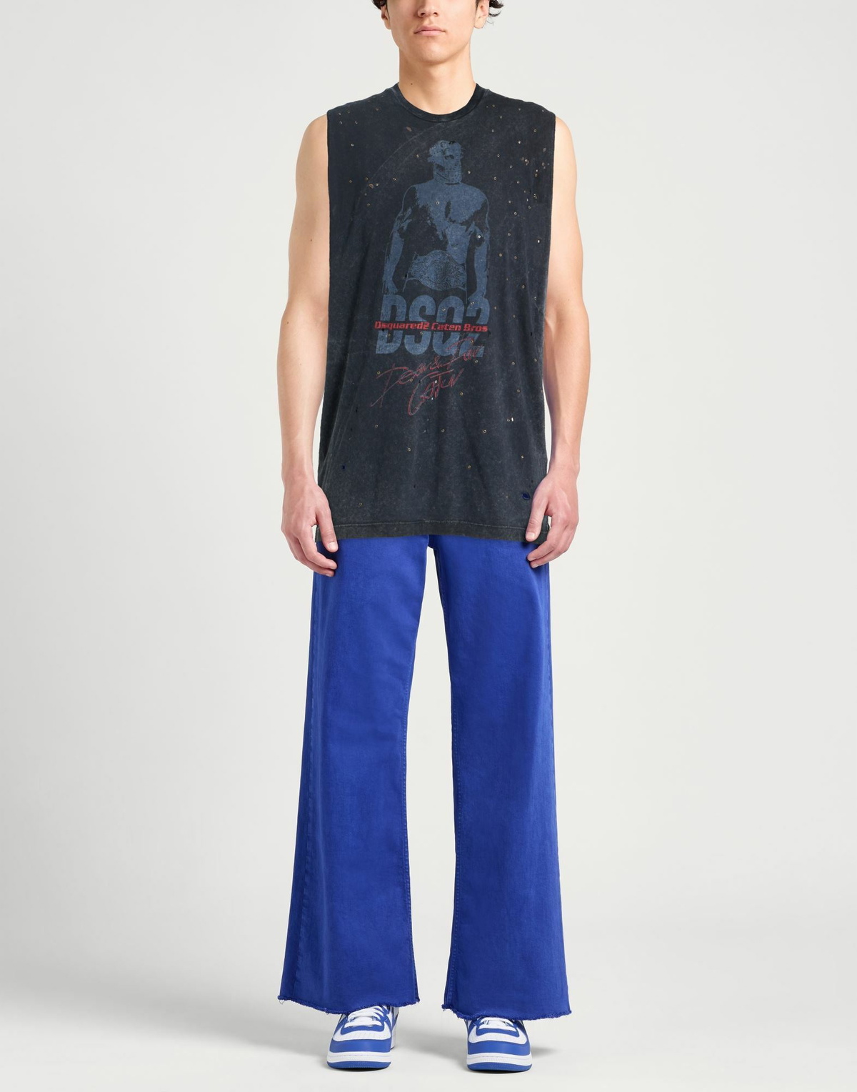 Dsquared2 Mens T-shirt Charcoal