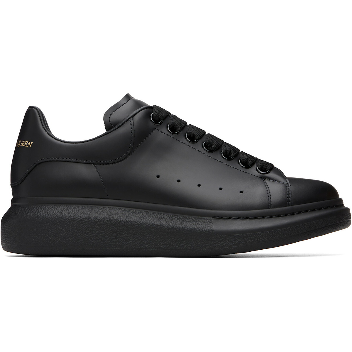 McQueen Black Oversized Sneakers