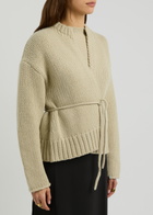 Extreme Cashmere N°384 Ginza Belted Cashmere Cardigan - Beige - One Size