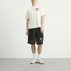 Rhude Men's Baggy Mesh Basketball Shorts in Black/White
