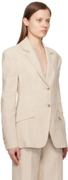 Holzweiler Beige Cygnet Blazer