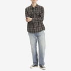 Ksubi Men's Snakebite Check Overshirt in Grey