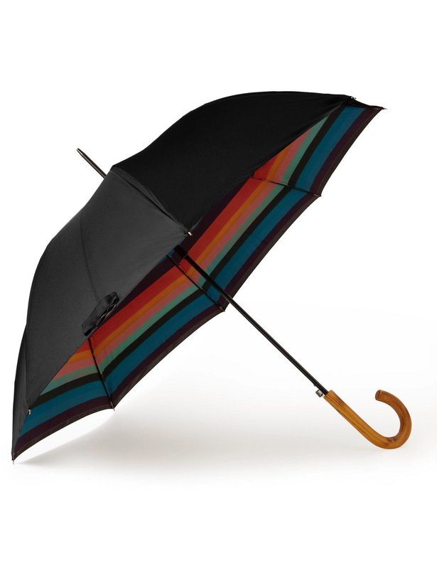 Photo: Paul Smith - Contrast-Lined Wood-Handle Umbrella