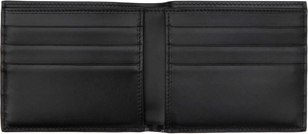 Dolce&Gabbana Black Calfskin Bifold Logo Wallet