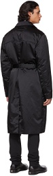 1017 ALYX 9SM Black Luna Belted Coat