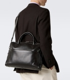 Métier Closer Slim leather briefcase