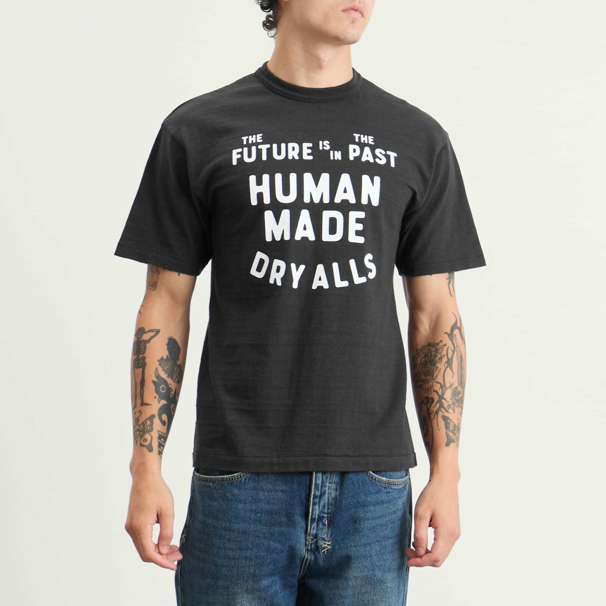 Human Made Men's Future Past T-Shirt in Black Human Made