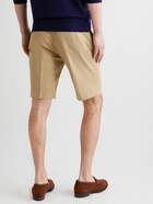 Kingsman - Straight-Leg Cotton-Twill Bermuda Shorts - Neutrals