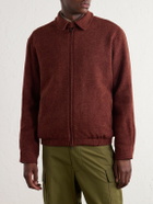 Portuguese Flannel - Aurelia Wool-Tweed Blouson Jacket - Red