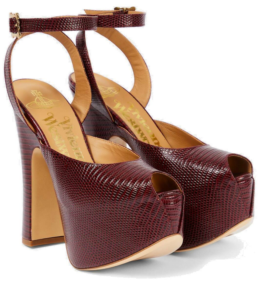 Vivienne Westwood Vargas leopard-print platform sandals