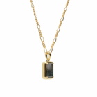 Serge DeNimes Men's Moss Agate Necklace in Gold 