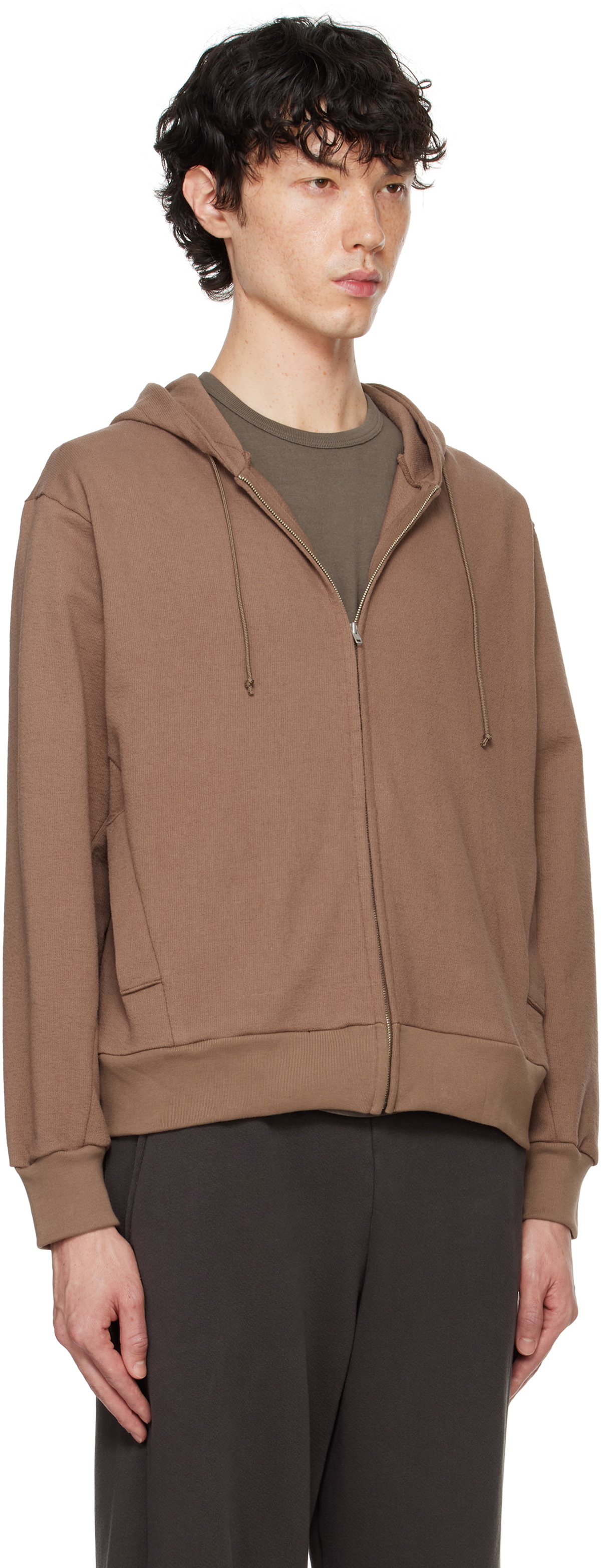 LION BOXY ZIP HOODIE [LIGHT HEATHER] – CRTZRTW