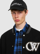 OFF-WHITE Bookish Cotton Drill Baseball Cap