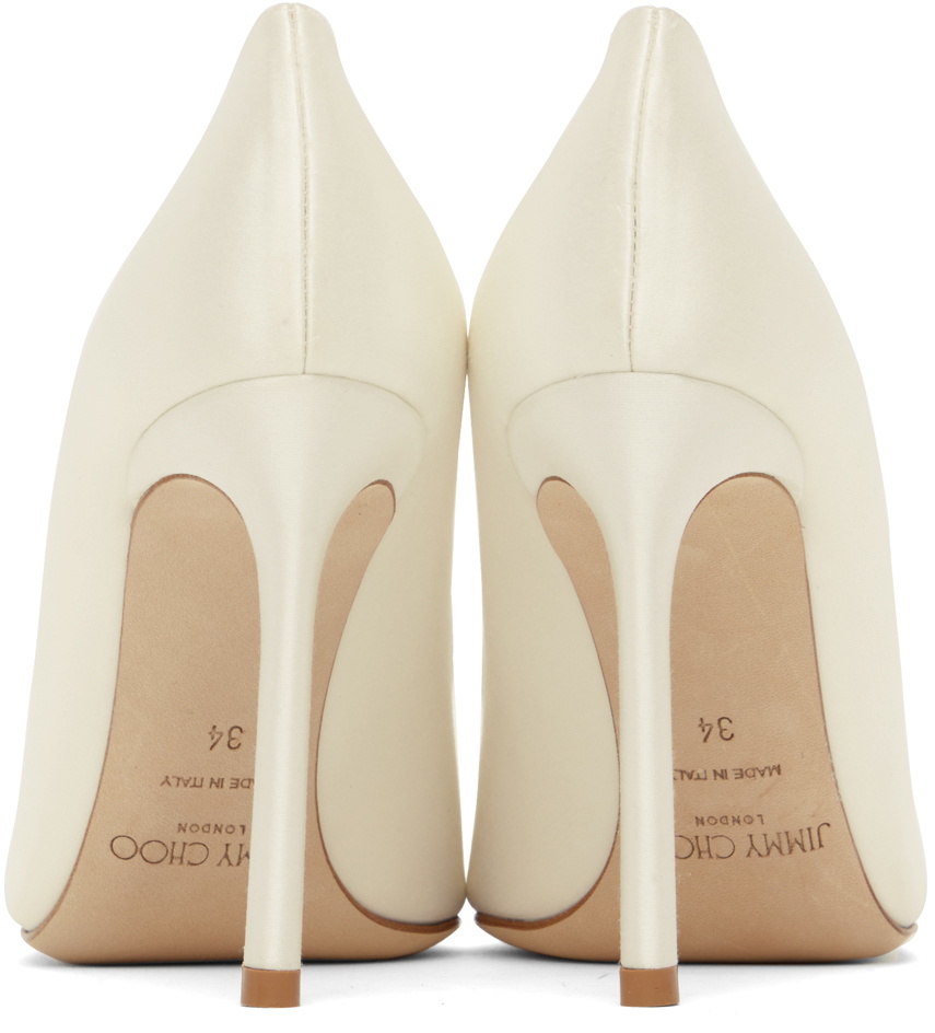 Jimmy Choo Off-White Romy 100 Heels Jimmy Choo