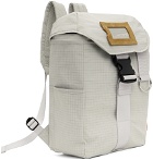 Acne Studios Gray Foldover Flap Backpack