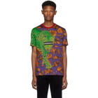 Versace Multicolor Leopard T-Shirt