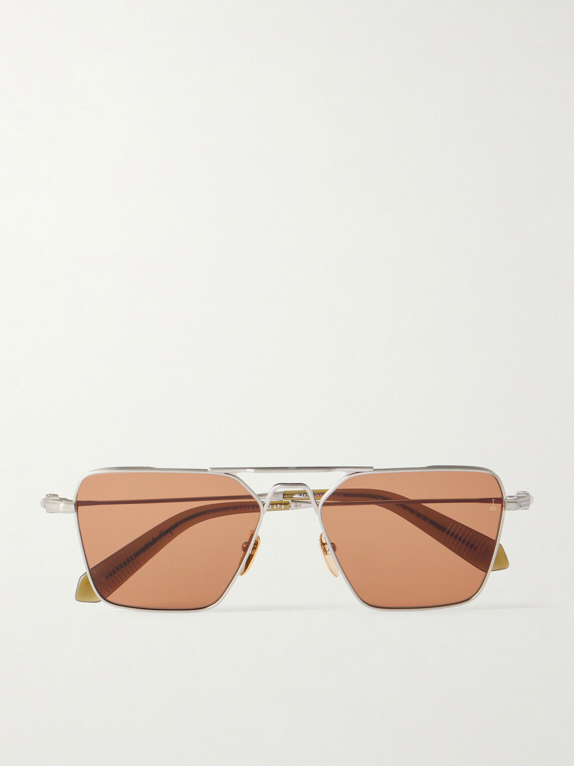 Jacques Marie Mage - Nick Fouquet Nellcôte Square Frame Metal Sunglasses