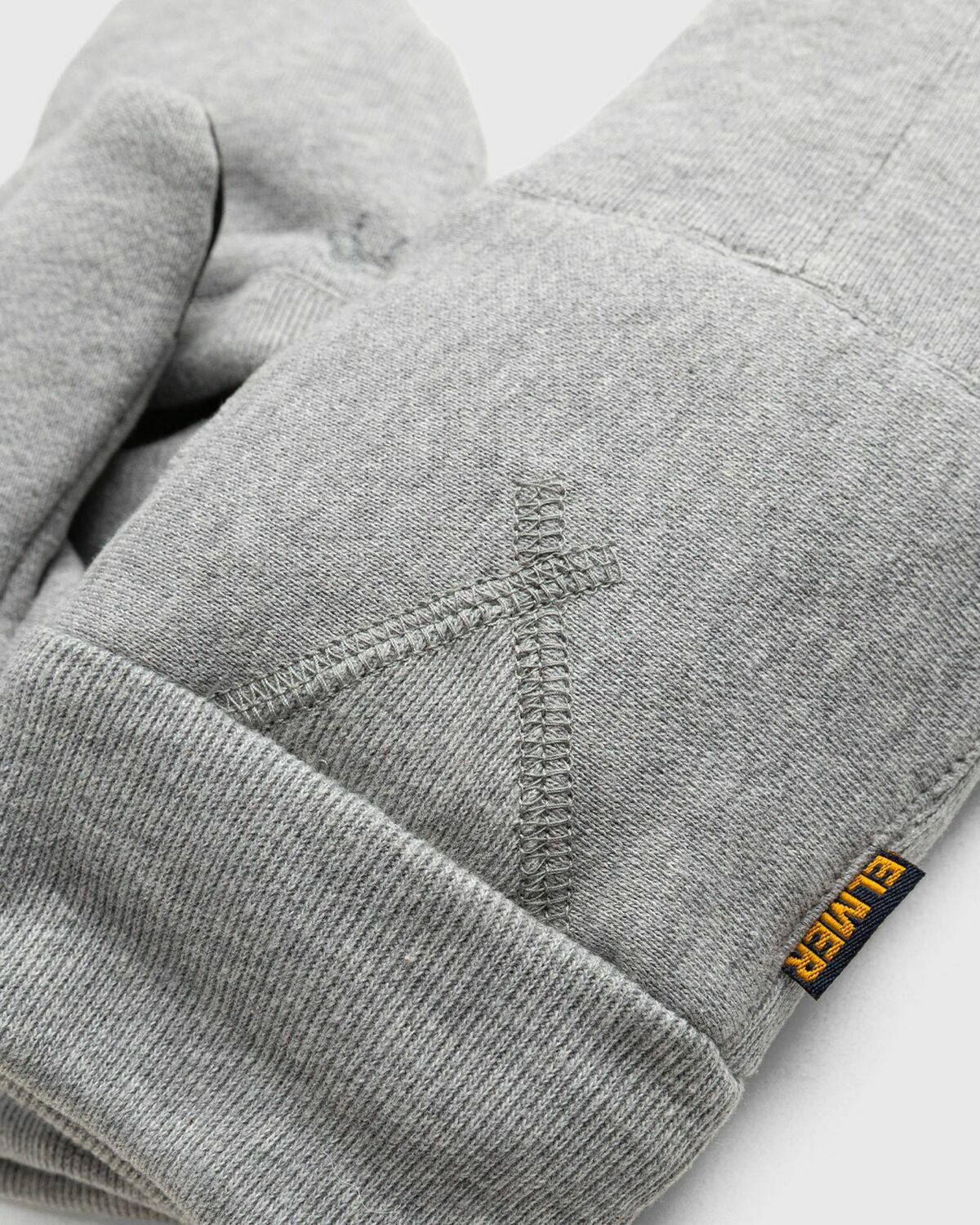 Elmer by Swany Cozy Sweat Mitten Grey Mens Glofe