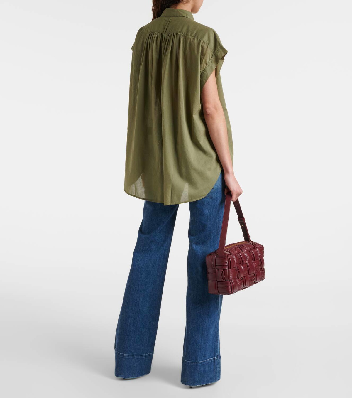 Nili Lotan Normandy cotton blouse