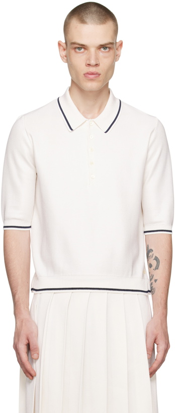 Photo: Thom Browne White Tipping Polo